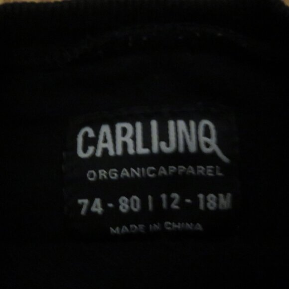 Carljinq Black Sweater with Tractor Motif - Picture 3 of 3